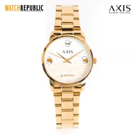 Axis Gudetama Gold Stainless Steel Analog Quartz Watch For Women AH2380-1201