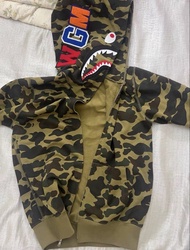 BAPE 迷彩 Shark Hoodie 鯊魚外套