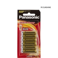 Panasonic Alkaine Power AAA Battery LR03RTB 6B