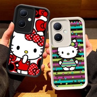O-36 Kitty Paint Case for OPPO Reno Realme Narzo C55 C67 13F 10 N55 5G Black and White