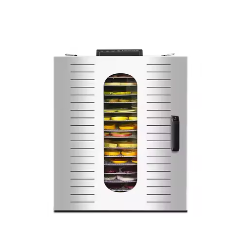 16-Layer Commercial Fruit Drying Machine Stainless Steel Fruit and Vegetable Dried Meat Dehydration 