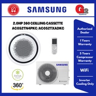 SAMSUNG 2.0HP 360 CEILING CASSETTE INVERTER R410a AIR COND AC052TN4PKC/EA/AC052TXADKC/EA | SINGLE PH