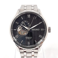 【日本直送 二手美品】精工 SEIKO 手錶 4R39-00W0 Presage Japanese Garden 不鏽鋼 銀色