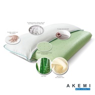 [ราคาพิเศษ] Akemi หมอน หมอนหนุน เมมโมรีโฟม บรรเทาอาการปวด รุ่น Medi + Health Aloe Vera Soft Touch Memory Foam