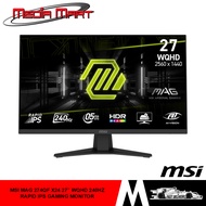 MSI MAG 274QF X24 27" WQHD 240HZ RAPID IPS GAMING MONITOR