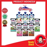 Cimory Fresh Milk UHT 250ml Squeeze Yogurt 120gm Product Indonesia🇮🇩 Chocolate Strawberry Blueberry 