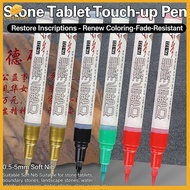 [Chday-t] 3PCS Golden Tombstone Marker Pen Weatherproof Durable Paint Markers for Outdoor Memorial P