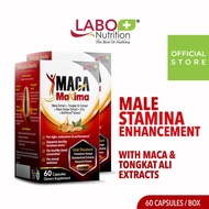 [2 Boxes] LABO Nutrition MacaMaxima Libido Performance Booster Tongkat Ali + Maca for Men Health Ene