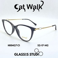 Cat Walk H00427 Eyeglass Frames (Black) 52-17-142