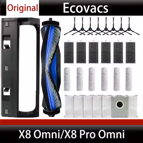 Original Ecovacs X8 Omni Vacuum Cleaner Accessories X8 Pro Omni Main Brush Cover Cleaning Solution C