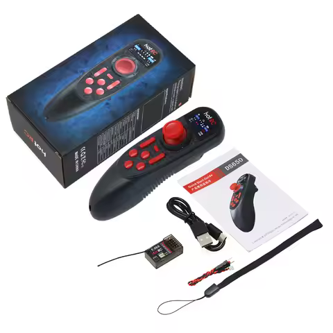 HOTRC DS-650 DS 650 6CH 2.4GHz Radio System Transmitter Remote Controller with DS 600 PWM 6 Channel 