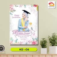 Kado Foto sketsa wajah Custom ( 1HARI JADI) Gratis Frame Bingkau Kayu Mdf Kado Pacar Teman