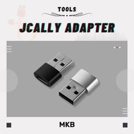 JCALLY USB-A to Type-C Adapter - USB-A Male to Type-C Female Converter