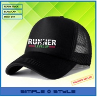 TOPI CAP RUNNER Level Up BASEBALL TRUCKER CAP WITH ADJUSTABLE STRAP
