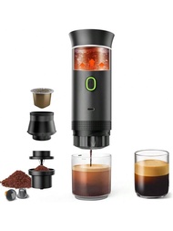 Portable Electric Espresso Machine, Mini Travel Coffee Machine, Portable Dual-Use Coffee Machine, 72