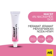 NIACEF Niacinamide 4% Gel 15g Treats Acne-Prone Skin, Reduces Dark Spots