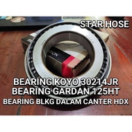 BEARING KLAHER KOYO 30214JR BEARING GARDAN 125HT BEARING BLK IN CANTER HDX