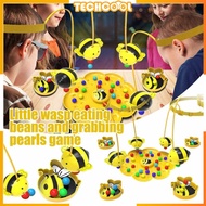 Montessori Kids Toys Bee Fishing Battle Game Table Children Educational