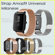 Strap Amazfit Milanese GTS Bip GTR Lite Amzfit jam Tangan Gelang Galaxy Smart watch