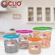 Toples Plastik CLIO SEALWARE Toples Makanan Toples Kerupuk Toples Plastik Bulat Sealware Food Contai