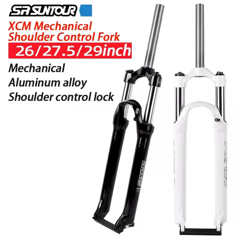 Suntour XCM MTB Fork 26 27.5 29inch shock-absorbing fork Mountain Bike Fork 100mm travel spring susp