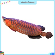 Fish Plush Pillow Soft Back Cushion Golden Arowana Red Carp Doll Plushies Companion Sleep Pillow Stu