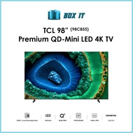 TCL 98" Premium QD-Mini LED 4K TV with HDR 3500 nits, 144hz, IMAX Enhanced, QLED PRO 98C855