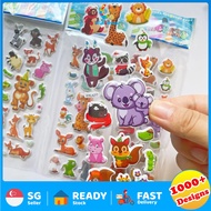 【SG Seller】3D Puffy children kids sticker, Goodie Bag gift, Party gift for boys and girls. More then 1000 design