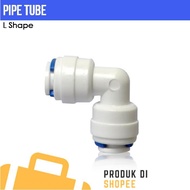 1/4 "-1/4" Fit Pipe Tube Fitting Elbow L Shape Valve