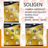 TERBARU!!! GEMBOK KOMPUTER MASTER KEY SET ISI 5 PCS SOLIGEN VARIAN