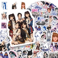 60贴不重复NewJeans贴纸韩团明星周边装饰笔记本文具手帐素材贴画60 stickers do not repeat NewJeans stickers sijifacai888.my202510