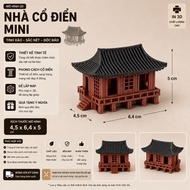3D PRINTED MINI ANTIQUE HOUSE MODEL – DELICATE DECOR