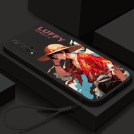 Casing Huawei Nova 2 Lite 2i 3 3i 5T 7 SE 7i 8 8i Anime one piece Luffy Phone Case Straight edge Shockproof Soft Silicone Cartoon Cover