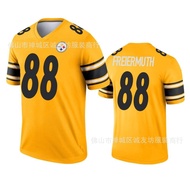 ◆❒✎ NFL Football Jersey Steelers 88 Yellow Steelers Pat Freiermuth Jersey