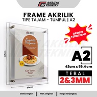 A2 Acrylic Frame Wall Poster Frame/ Acrylic Menu Display/