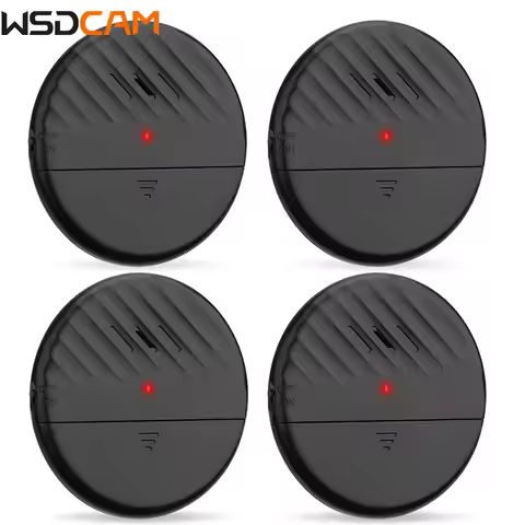 WSDCAM 125dB Vibration Alarm Glass Vibration Break Detector Door Window Vibration Alarm For Warning 