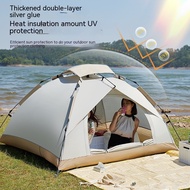 Beach Tent, Camping Tent, Hydraulic Tent, 3-Person / 4-Person / Double / Family  Outdoor Automatic Camping Beach Travel Tent