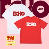 Korean kpop Bangtan kim seokjin ECHO JIN T-shirt MAROON SCREEN PRINTING VERSION FREE POLAROID 2PCS