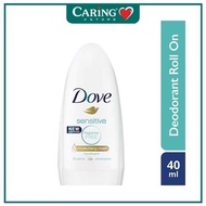 DOVE SENSITIVE DEODORANT ROLL ON FRAGRANCE FREE 40ML