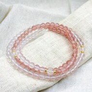 Zen | 108念珠 108 Beads 粉晶 草莓晶 月亮石 白水晶(心經)