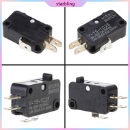 Star KW7-0C AC125V 250V 15A DIY Micro Limit Switch SPDT Snap Action Momentary Switch