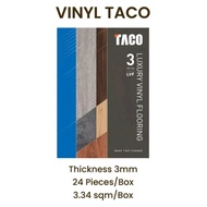 KAYU Taco Vinyl Floor - Vinyl Floor - Wood Floor - Vinyl Flooring - uk 3.34m2 3mm Thick