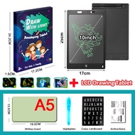 【MY STOCK】Magic Drawing Board A5 For Kids Glow Magic Fluorescent Drawing Board Light Drawing Pad Dra