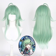 Honkai: Star Rail Huohuo Cosplay Wig Long Green Gradient Heat Resistant Synthetic Hair