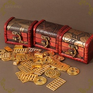 LANY MALL 1/6 1/12 เหรียญบ้านตุ๊กตา1:12 4รูปแบบ โลหะผสมอัลลอยด์ เหรียญทองแดง Ruyi ของใหม่ แท่งทองคำขนาดเล็ก ของตกแต่งบ้านตุ๊กตา1/6 1/12