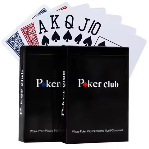 1 PCS PVC Baccarat Texas Hold'em Plastic Waterproof Scrub Playing Cards Poker Club Cards Board Games