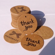Cetak Hangtag Craft Custom | Label Baju | Label Souvenir | Kraft