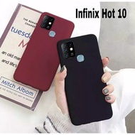 JHIN SoftCase Infinix Hot 10 SandStone Silikon