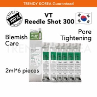 VT  Reedle Shot 300, Facial Serum & Essence, 2ml*6 pieces (Pore Serum, Pore Tightening, Needle Shot)