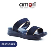 Women shoes Woman Flat AMORI Ladies Fashion Casual Sandal Slip On Women Shoes |Comfortable Footwear| Kasut Fesyen Kasual